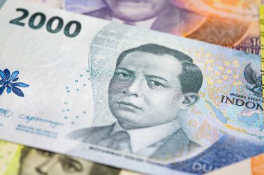 Collection of the Indonesian banknotes (1000 to 100000 Rupiah)