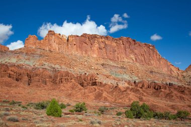 Utah, ABD 'deki Capitol Resif Ulusal Parkı