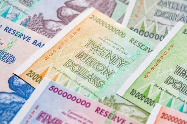 Yüksek enflasyondan sonra Zimbabwe 'nin banknotları