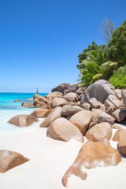 Famous Anse Lazio beach on the Praslin island, Seychelles