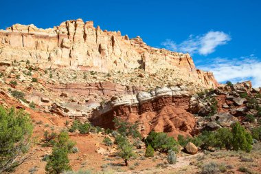 Utah, ABD 'deki Capitol Resif Ulusal Parkı