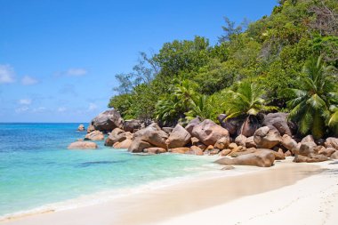 Famous Anse Lazio beach on the Praslin island, Seychelles
