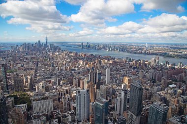 Aerial view of Manhattan, New York City, United States of America