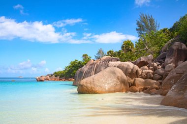 Famous Anse Lazio beach on the Praslin island, Seychelles