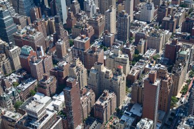 Aerial view of Manhattan, New York City, United States of America