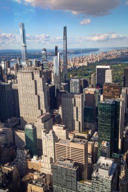 Aerial view of Manhattan, New York City, United States of America