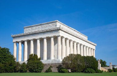 Lincoln memorial in Washington DC (District of Columbia), United States of America