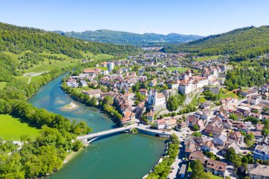 Zürih yakınlarındaki Aarburg kalesi, İsviçre