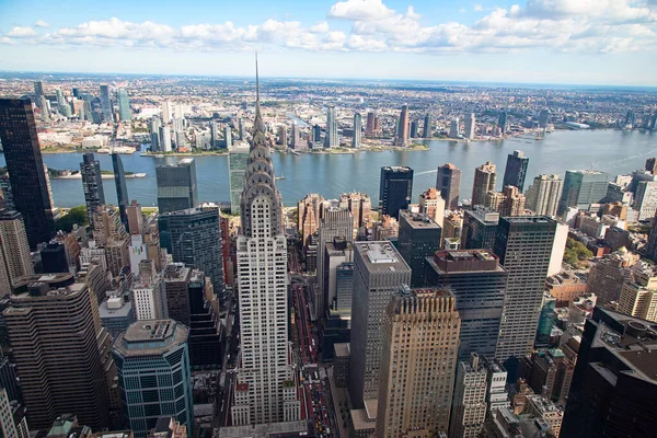 Aerial View Manhattan New York City United States America — Foto Stock