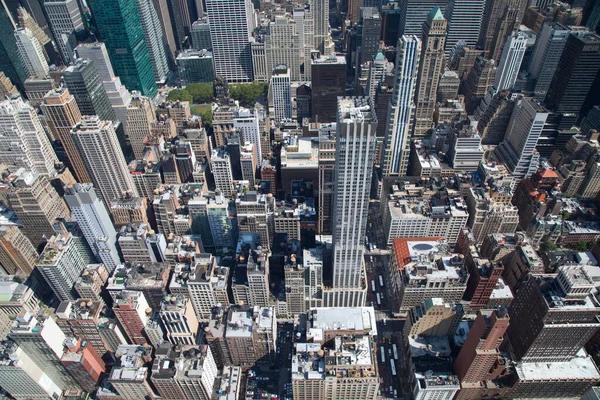 Vue Aérienne Manhattan New York États Unis Amérique — Photo