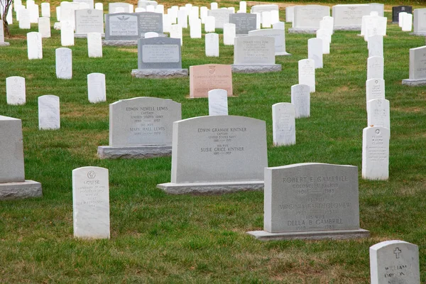 Arlington National Cemetery Washington United States America Military Cemetery Established — Stock Photo, Image