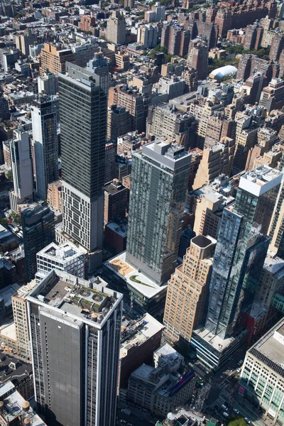 Вид Воздуха Манхэттен Нью Йорк Сша — стоковое фото