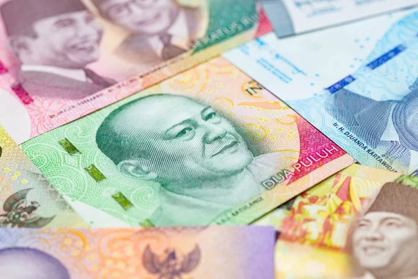Collecte Des Billets Indonésiens 1000 100000 Rupiah — Photo