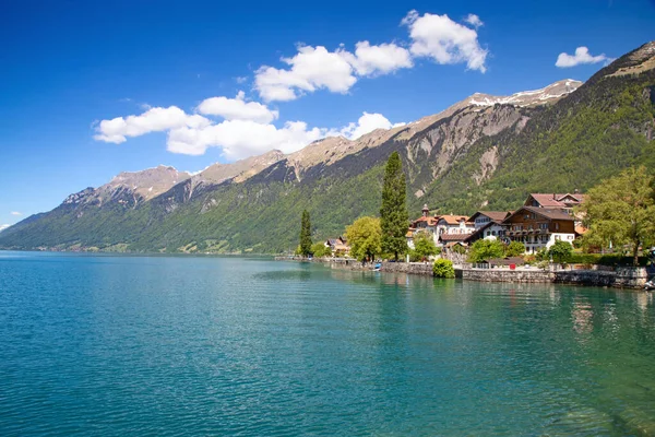 Oberhofen Village Lake Thun Switzerland — Stock Photo, Image