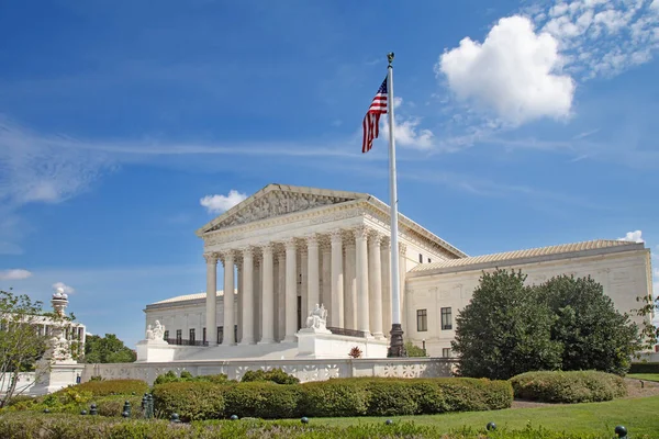 Palazzo Della Corte Suprema Degli Stati Uniti Sul Campidoglio Washington — Foto Stock