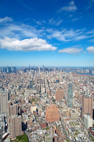 Veduta Aerea Manhattan New York Stati Uniti America — Foto Stock