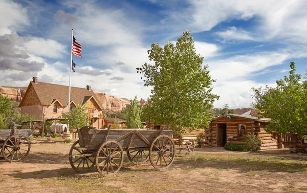 Historial Outpost Wild West Pioneers Border Arizona Utah — Stock Photo, Image