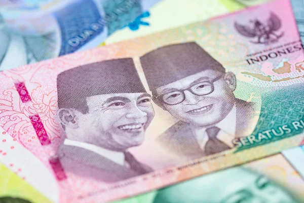 Collecte Des Billets Indonésiens 1000 100000 Rupiah — Photo