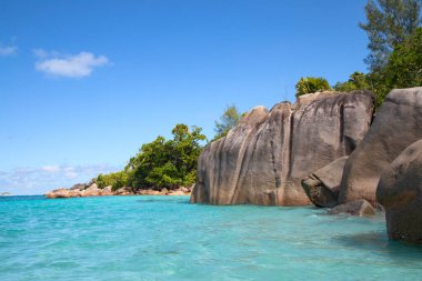 Famous Anse Lazio beach on the Praslin island, Seychelles
