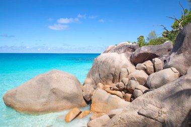 Famous Anse Lazio beach on the Praslin island, Seychelles