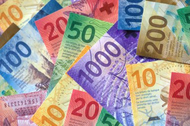 Yeni İsviçre banknotlarının koleksiyonu (2017-2020 arasında yayınlandı))