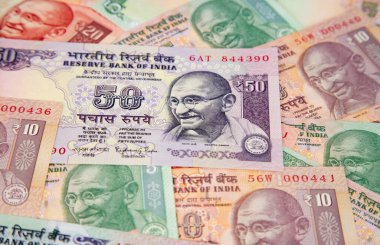 Hint banknotlarının koleksiyonu.