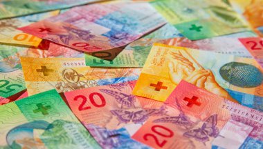 Yeni İsviçre banknotlarının koleksiyonu (2017-2020 arasında yayınlandı))