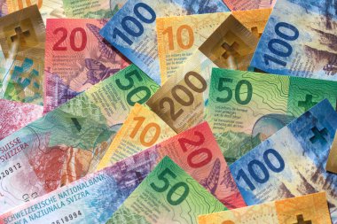 Yeni İsviçre banknotlarının koleksiyonu (2017-2020 arasında yayınlandı))