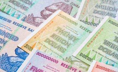 Yüksek enflasyondan sonra Zimbabwe 'nin banknotları