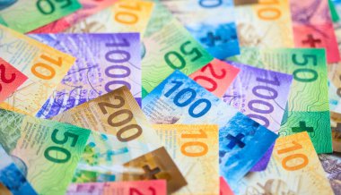 Yeni İsviçre banknotlarının koleksiyonu (2017-2020 arasında yayınlandı))