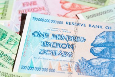 Yüksek enflasyondan sonra Zimbabwe 'nin banknotları