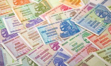 Yüksek enflasyondan sonra Zimbabwe 'nin banknotları