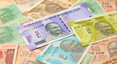 Hint banknotlarının koleksiyonu.