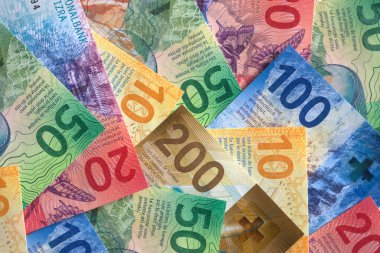 Yeni İsviçre banknotlarının koleksiyonu (2017-2020 arasında yayınlandı))