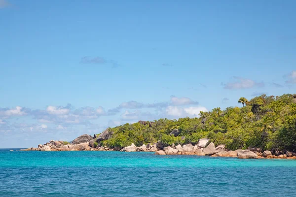 Slavná Pláž Anse Lazio Ostrově Praslin Seychely — Stock fotografie