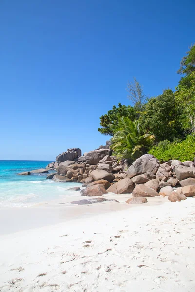 Famous Anse Georgette Beach Praslin Island Seychelles —  Fotos de Stock