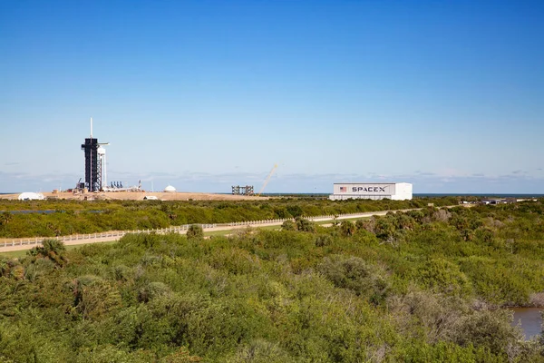 Kennedy Space Center Florida Eua Dezembro 2019 Nasa Launch Site — Fotografia de Stock