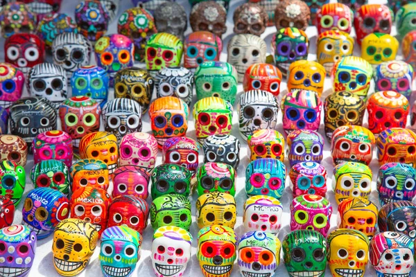 Colorful Traditional Mexican Ceramics Street Market — Stock Photo, Image