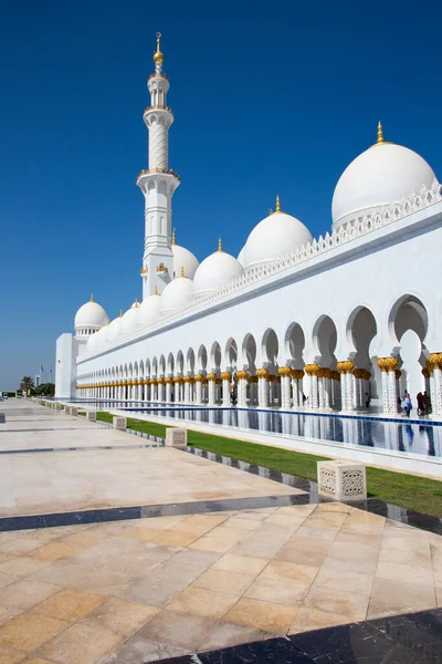 Famous Sheikh Zayed Mosque Abu Dhabi United Arab Emirates — Stock Photo, Image