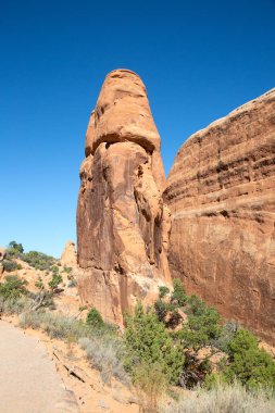 Arches Ulusal Parkı manzaraları, Utah, ABD