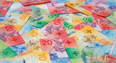 Yeni İsviçre banknotlarının koleksiyonu (2017 yılında yayınlandı))