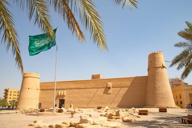 Suudi Arabistan 'ın Riyad şehrinde Al Masmak kalesi