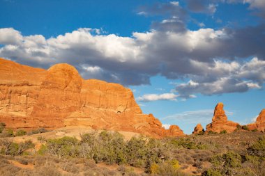 Arches Ulusal Parkı manzaraları, Utah, ABD