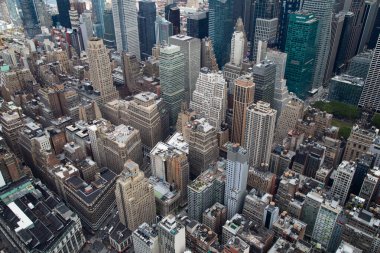 Aerial view of Manhattan, New York City, United States of America