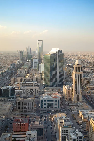 Riyadh February Aerial View Riyadh Downtown February 2023 Riyadh Saudi — Stock Photo, Image