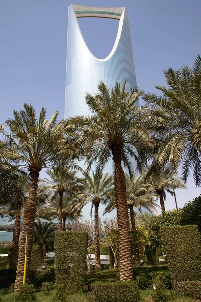 Riyadh Mars Rikstårnet Mars 2023 Riyadh Saudi Arabia Kingdom Tower – stockfoto