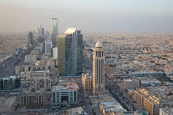 Riyadh Februari Luchtfoto Van Riyad Centrum Februari 2023 Riyad Saoedi — Stockfoto