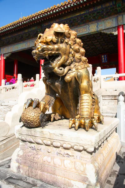 Beijing Κινα Οκτωβρίου 2017 Απαγορευμένη Πόλη Μουσείο Παλατιού Κινεζικό Αυτοκρατορικό — Φωτογραφία Αρχείου