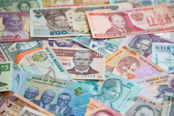 Afrikai Bankjegyek Változatossága — Stock Fotó