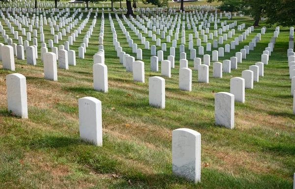 Cementerio Nacional Arlington Washington Estados Unidos América Cementerio Militar Establecido — Foto de Stock